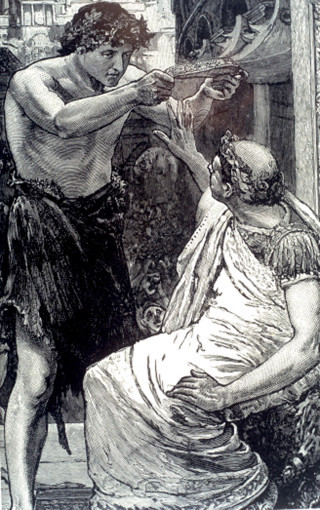 Caesar refuses coronet from Antony