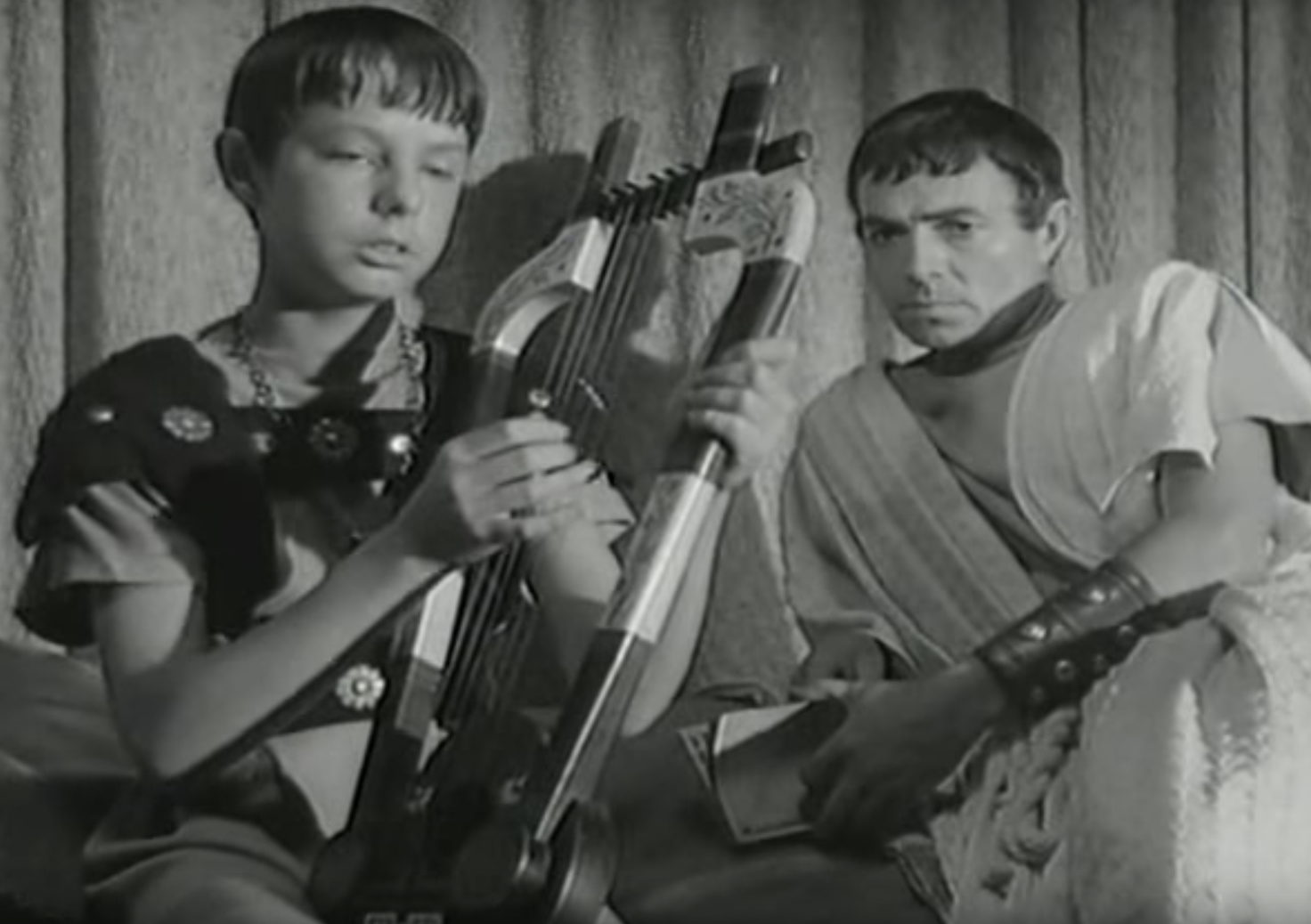 Brutus and Lucius with a cithara
