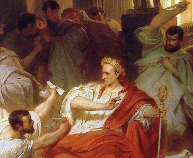 The Murder of Caesar by von Piloty