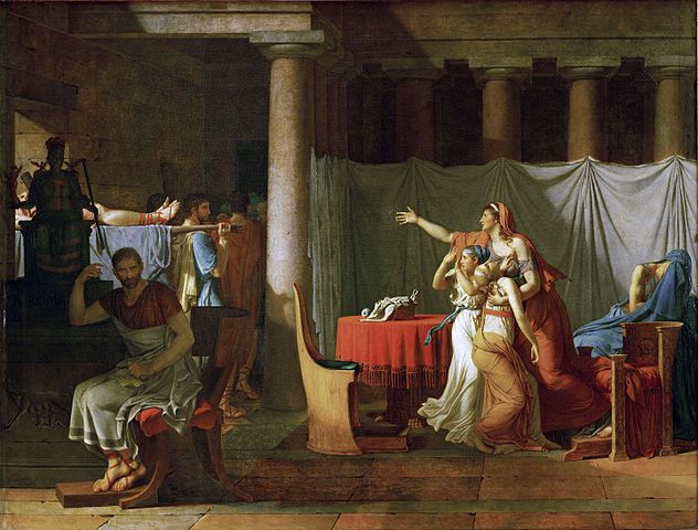 The Lictors Bring to Brutus the Bodies of His Sons