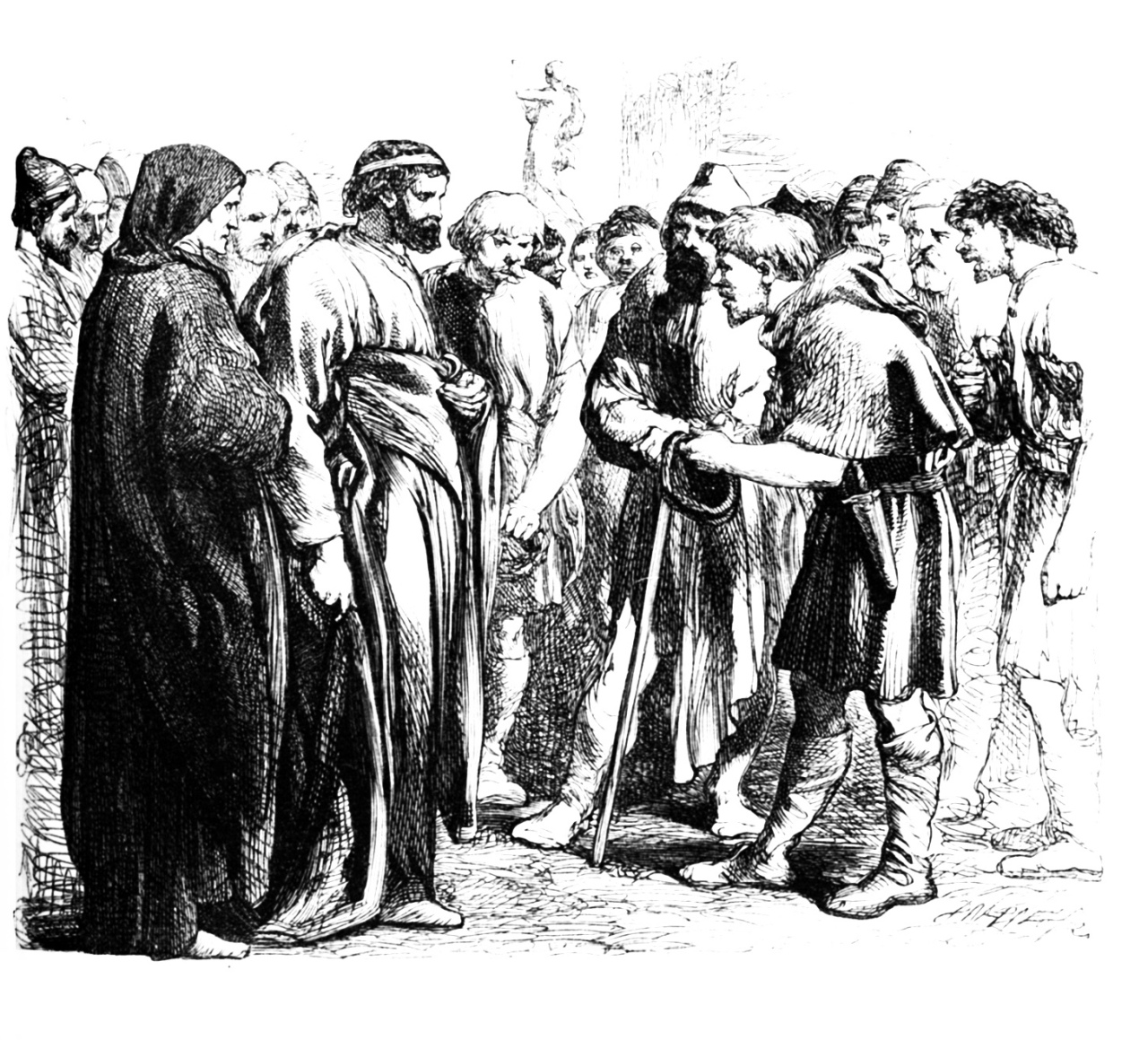 The Tribunes and the Commoners by Sir John Gilbert
