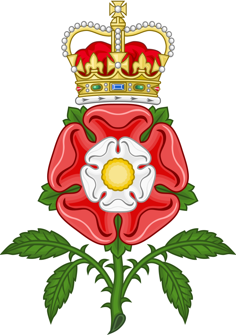 Tudor Rose Royal Badge of England.