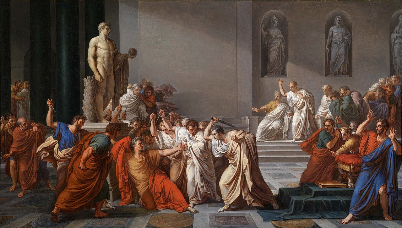 The Death of Caesar by Vincenzo Camuccini