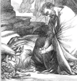 Mark Antony with the body of Caesar