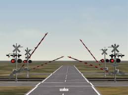 Auto crossing gate