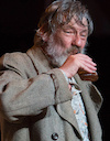 Simon Armstrong as Sir Toby Belch RET, 2017 Sir Toby Belch drinking