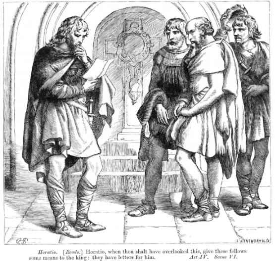 Horatio and the Sailors by H.C. Selous