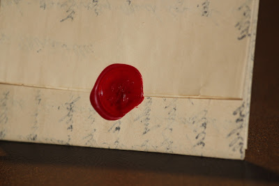 letter of Shakespeare's time, sealed with wax'