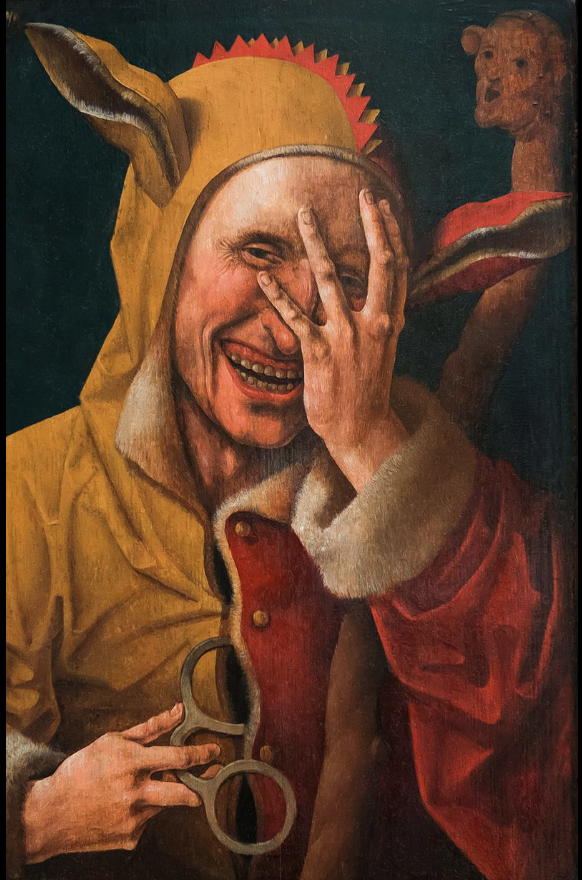 laughing jester