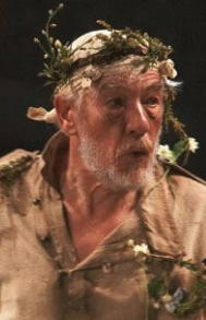 King Lear in flowers