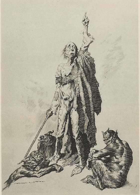 'Tom O'Bedlam' by Norman Lindsay