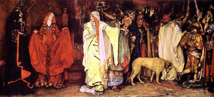 Cordelia's farewell by Edwin Abbey