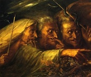 The three witches from Macbeth by Alexandre-Marie Colin