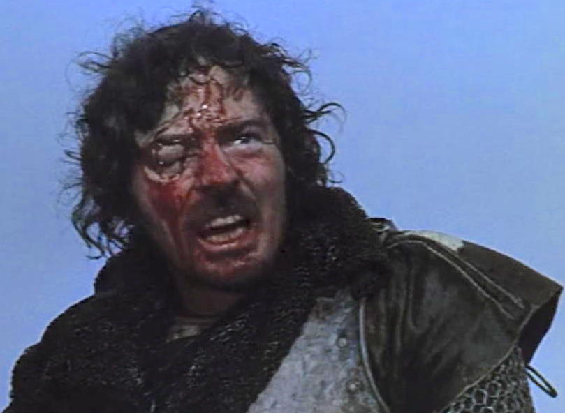Terence Mountain as the bleeding sergeant