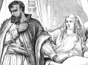 Othello saying 'Have you pray'd tonight, Desdemon?'