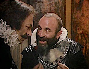 Iago giving Roderigo a pep talk