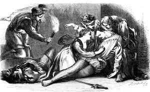 Bianca and others attending to the wounded Cassio