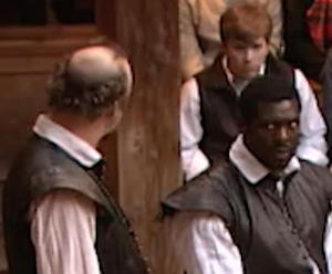 Iago saying to Othello, 'No, sure, I cannot think it, / That he would steal away so guilty-like, / Seeing you coming'
