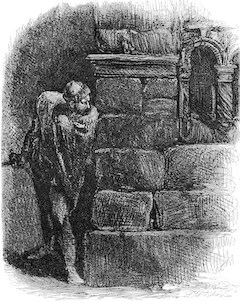 Roderigo waiting to ambush Cassio