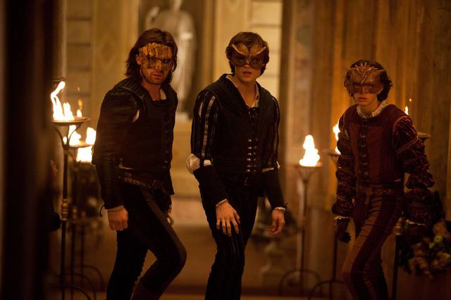 Mercutio, Romeo and Benvolio