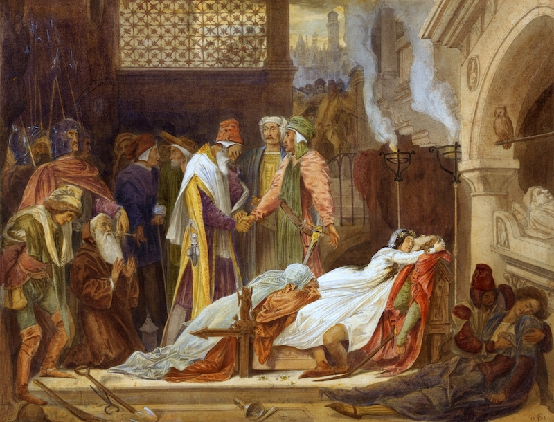 The Reconciliation of The Montagues and Capulets by Frederic Leighton